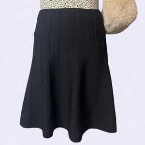 Black Ribbed Skirt Woman’s M